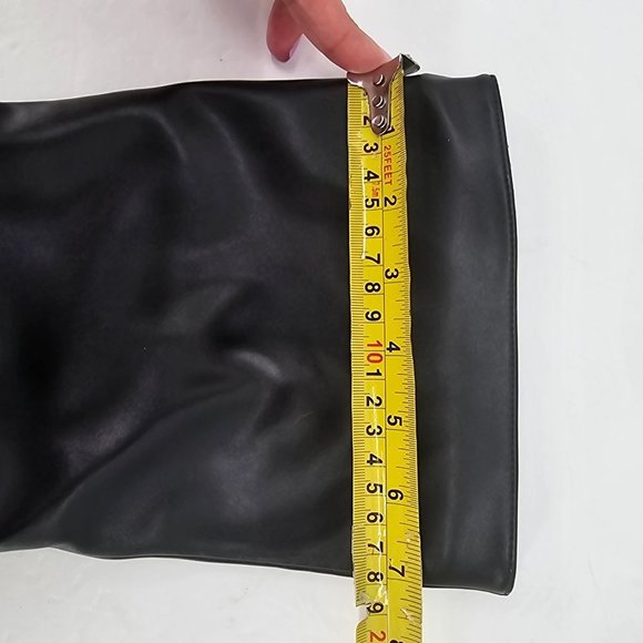 Black Patent Slouchy Boot - Picture 8 of 10